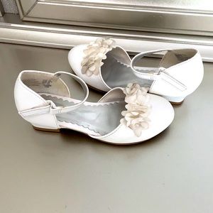 White church, dress heels